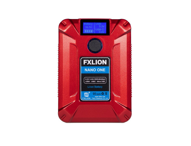 FXLion Nano One (Red) 14.8V/50WH V-lock