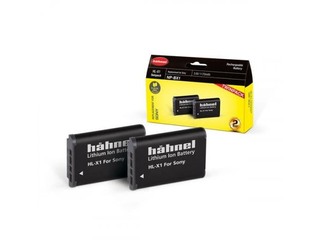 Hahnel HL-X1 Sony Type Twin Pack