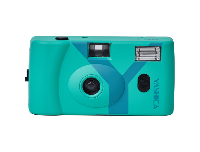 Yashica MF-1 SnapShot Art Camera Y Edition Turquoise