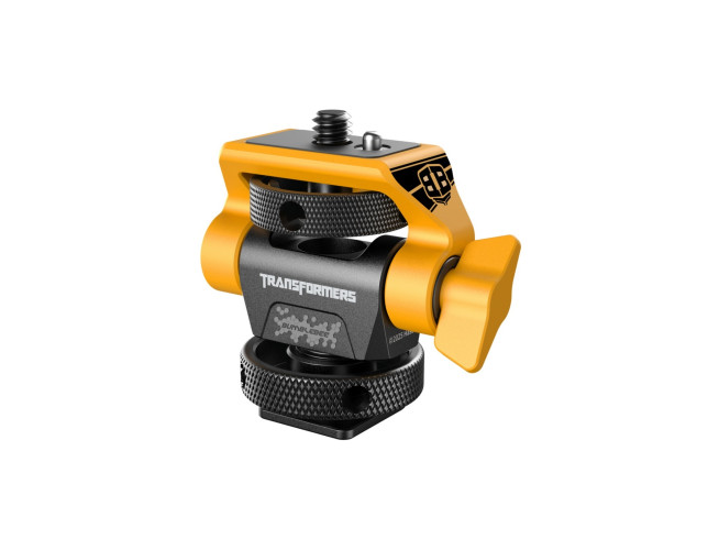 SmallRig 5519 Swivel And Tilt Adjustable Monitor Support with Cold Shoe (BumbleBee Edition)