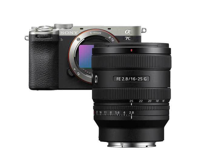 Sony A7C II Zilver + FE 16-25mm f/2.8 G