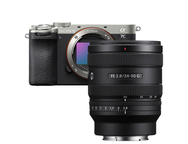 Sony A7C II Zilver + FE 24-50mm f/2.8 G