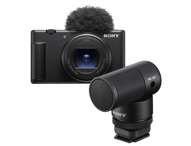 Sony ZV-1 II + Shotgun Microfoon