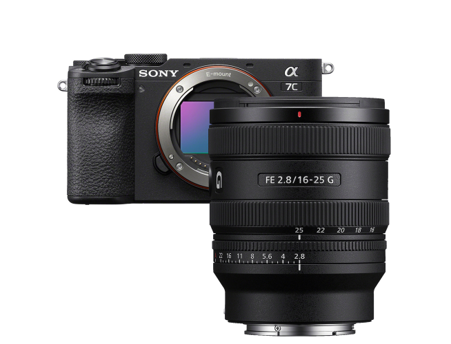 Sony A7C II Zwart + FE 16-25mm f/2.8 G