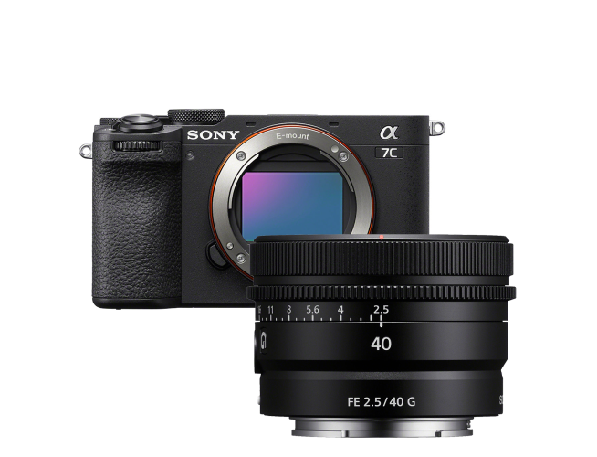 Sony A7C II Zwart + FE 40mm f/2.5 G