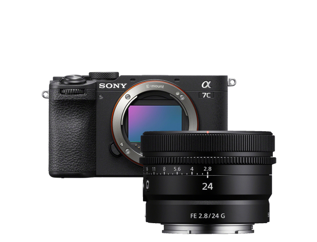 Sony A7C II Zwart + FE 24mm f/2.8 G