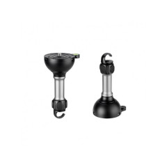 Leofoto Summit 75mm video bowl long handle with hook
