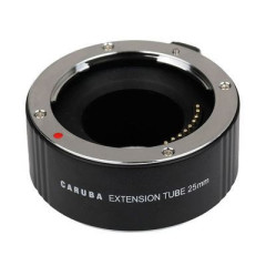 Caruba Tussenring 25mm voor Olympus Four Thirds Chroom