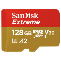 SanDisk MicroSDXC Extreme 128GB  U3 A2 160mb/s