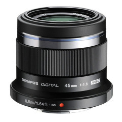 Olympus M.Zuiko Digital ED 45mm f/1.8 - Zwart