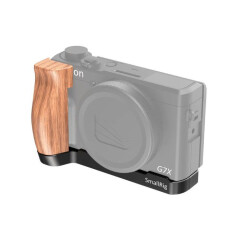 SmallRig 2445 L-Shaped Wooden Grip for Canon G7X Mark III