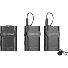Boya BY-WM4 Pro-K2 Duo Lavalier draadloze microfoonset