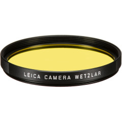 Leica 13073 Filter Yellow E49 zwart