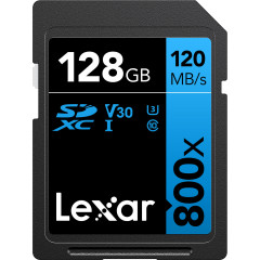 Lexar SDXC Blue Series UHS-I 800X 128GB