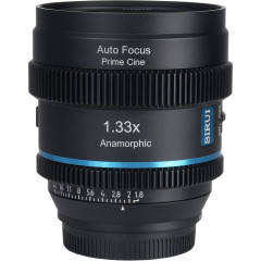 Sirui 20mm T1.8 1.33X S35 AF Anamorphic Blue flares Sony E-mount