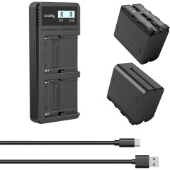 SmallRig 3823 NP-F970 Batterij en Oplaad kit