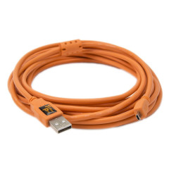 Tether Tools TetherPro USB 2.0 - Mini-B 8 pin (4,6m oranje)