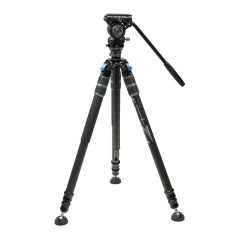 Sirui SVS60+S3 ONE-Step Carbon Fiber Height Adjustment Video Tripod