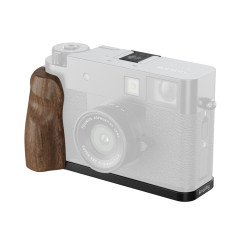 SmallRig 5224 L-Shaped Mount Plate With Wooden Handle For Fujifilm X Half Black