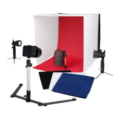 Caruba Portable Fotostudio met Losse LED lampen 40x40x40cm