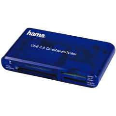 Hama 35 in 1 USB 2.0 Multi Card Reader SD/CF/MS/xD/SM