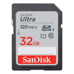 SanDisk SDHC Ultra 32GB 120MB/s CL10