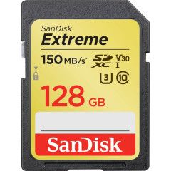 SanDisk SDXC Extreme 128GB 150mb / 60mb U3 V30