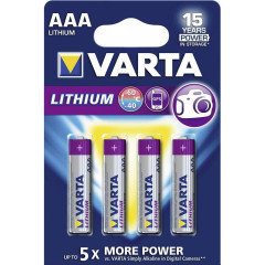 Varta AAA Lithium 4 pak nr.6103