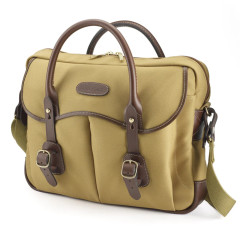 Billingham Thomas Brief Case - Khaki Fibrenyte/Chocolate