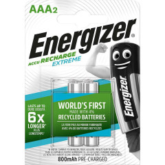 Energizer Oplaadbare NiMH Batterij AAA 1.2 V Extreme 800 mAh