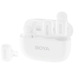 Boya MINI-13 Ultra-Mini Wireless Microphone 2TX + 2RX - Wit