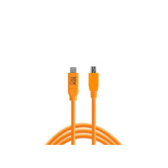 Tether Tools TetherPro USB-C - 2.0 Micro-B 5-Pin (4,6m oranje)