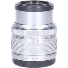 Tweedehands Olympus M.Zuiko Digital 14-42mm f/3.5-5.6 II R - Zilver CM0083