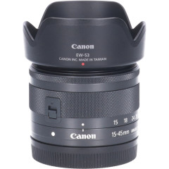 Tweedehands Canon EF-M 15-45mm f/3.5-6.3 IS STM - Zwart CM0220