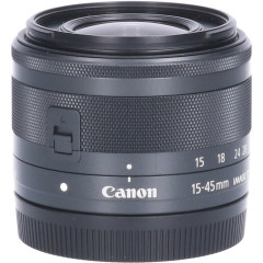 Tweedehands Canon EF-M 15-45mm f/3.5-6.3 IS STM - Zwart CM0725