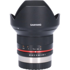 Tweedehands Samyang 12mm f/2.0 NCS CS Fuji X- Zwart CM0768