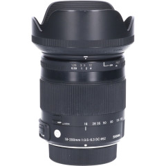 Tweedehands Sigma 18-200mm f/3.5-6.3 DC OS HSM Macro Contemporary Nikon CM1795