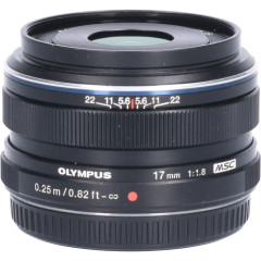 Tweedehands Olympus M.Zuiko Digital ED 17mm f/1.8 - Zwart CM2470