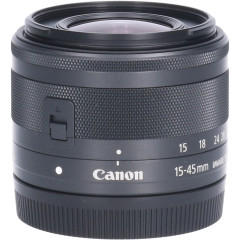 Tweedehands Canon EF-M 15-45mm f/3.5-6.3 IS STM - Zwart CM2779