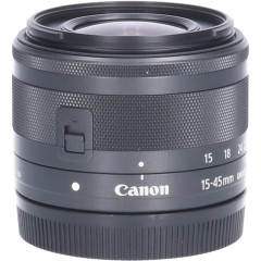 Tweedehands Canon EF-M 15-45mm f/3.5-6.3 IS STM - Zwart CM2915