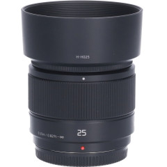 Tweedehands Panasonic Lumix G 25mm f/1.7 - Zwart CM2996