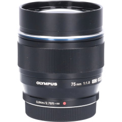 Tweedehands Olympus M.Zuiko Digital ED 75mm f/1.8 - Zwart CM3159