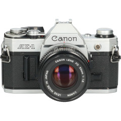 Tweedehands Canon AE-1 + Canon New FD 50mm f/1.8 CM3198