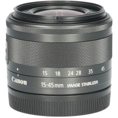 Tweedehands Canon EF-M 15-45mm f/3.5-6.3 IS STM - Zwart CM4774