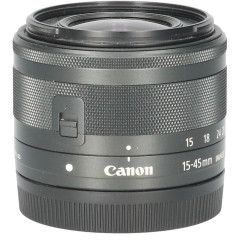 Tweedehands Canon EF-M 15-45mm f/3.5-6.3 IS STM - Zwart CM4796