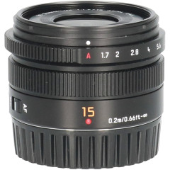 Tweedehands Panasonic Leica DG Summilux 15mm f/1.7 ASPH CM4887