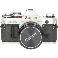 Tweedehands Canon AE-1 met FD 50mm f/1.8 CM5242