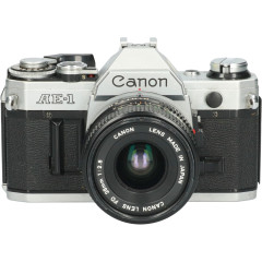 Tweedehands Canon AE-1 met FD 28mm f2.8 new CM5252