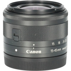 Tweedehands Canon EF-M 15-45mm f/3.5-6.3 IS STM - Zwart CM5318