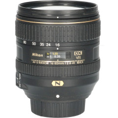 Tweedehands Nikon AF-S 16-80mm f/2.8-4.0 ED VR DX CM5454